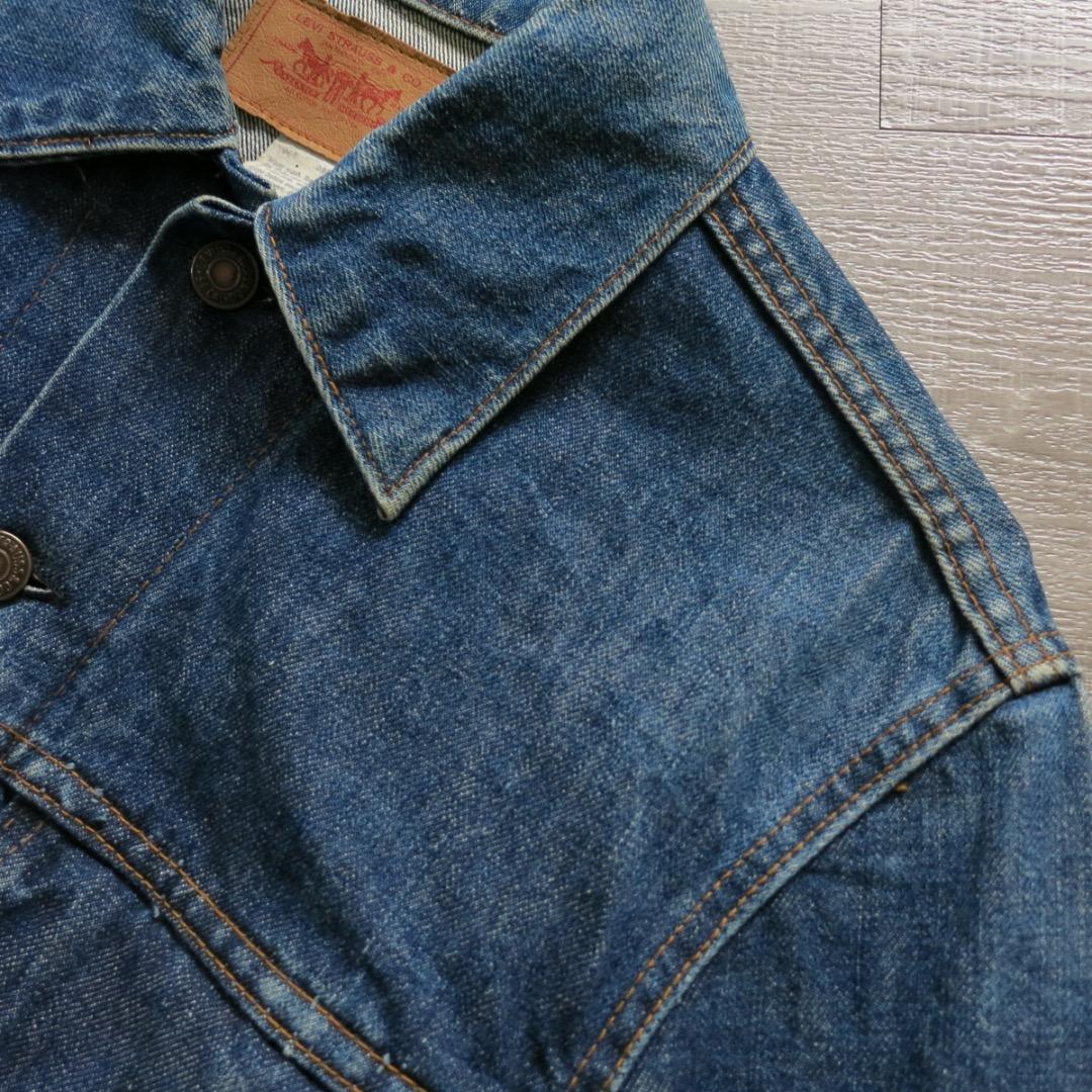 70s Levi's 70505-0217 4th スモールe ケアタグ 縦落ち