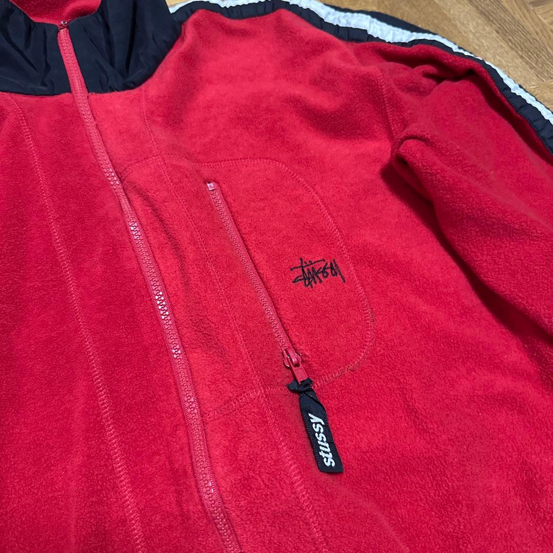oldstussy outdoor 希少90sフリース ジャケット