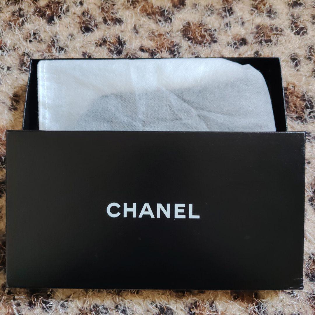 中古シャネルブラック ヤギ革 手袋 CHANEL