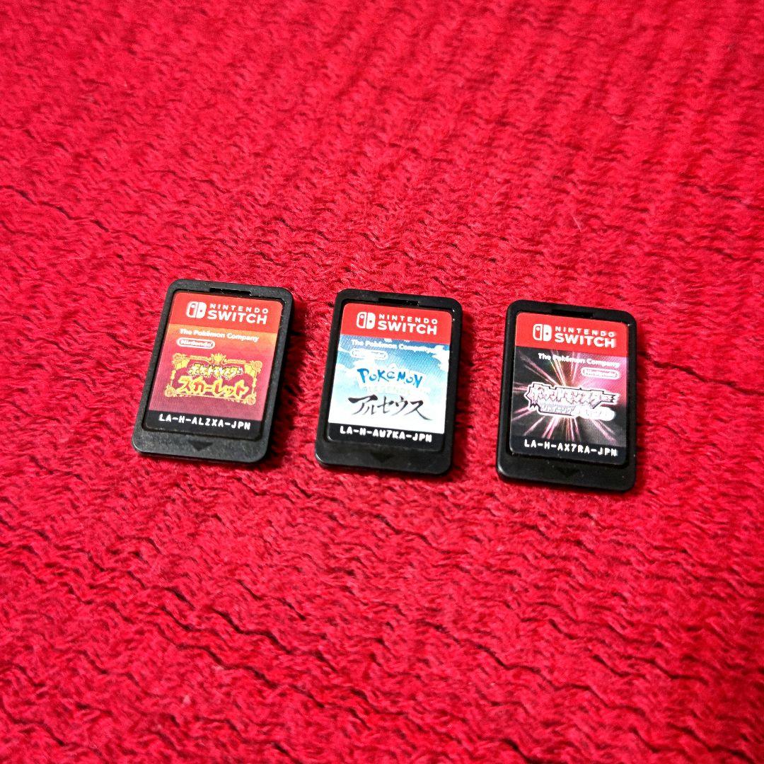Switch ポケットモンスター ポケモン スカーレットアルセウスパール 3本