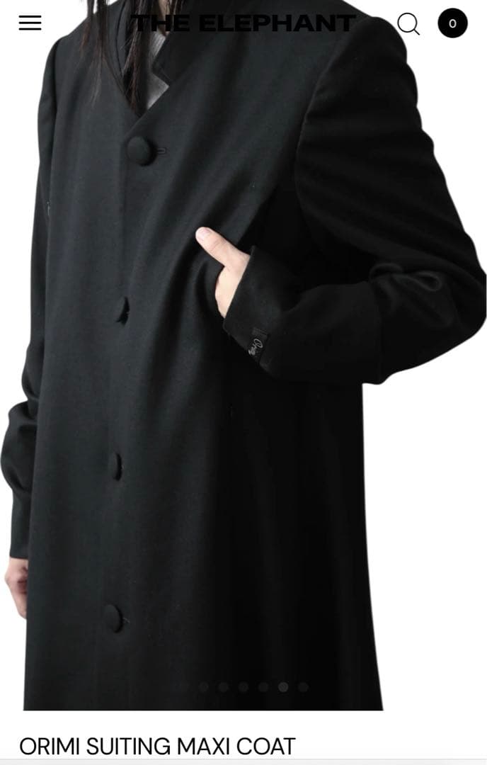 ORIMI ロングチェスターコート