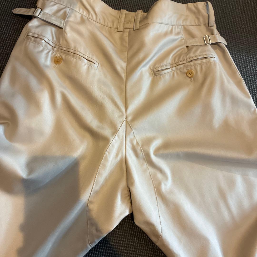 MASU ウールスラックスパンツ　サイドアジャスター付き