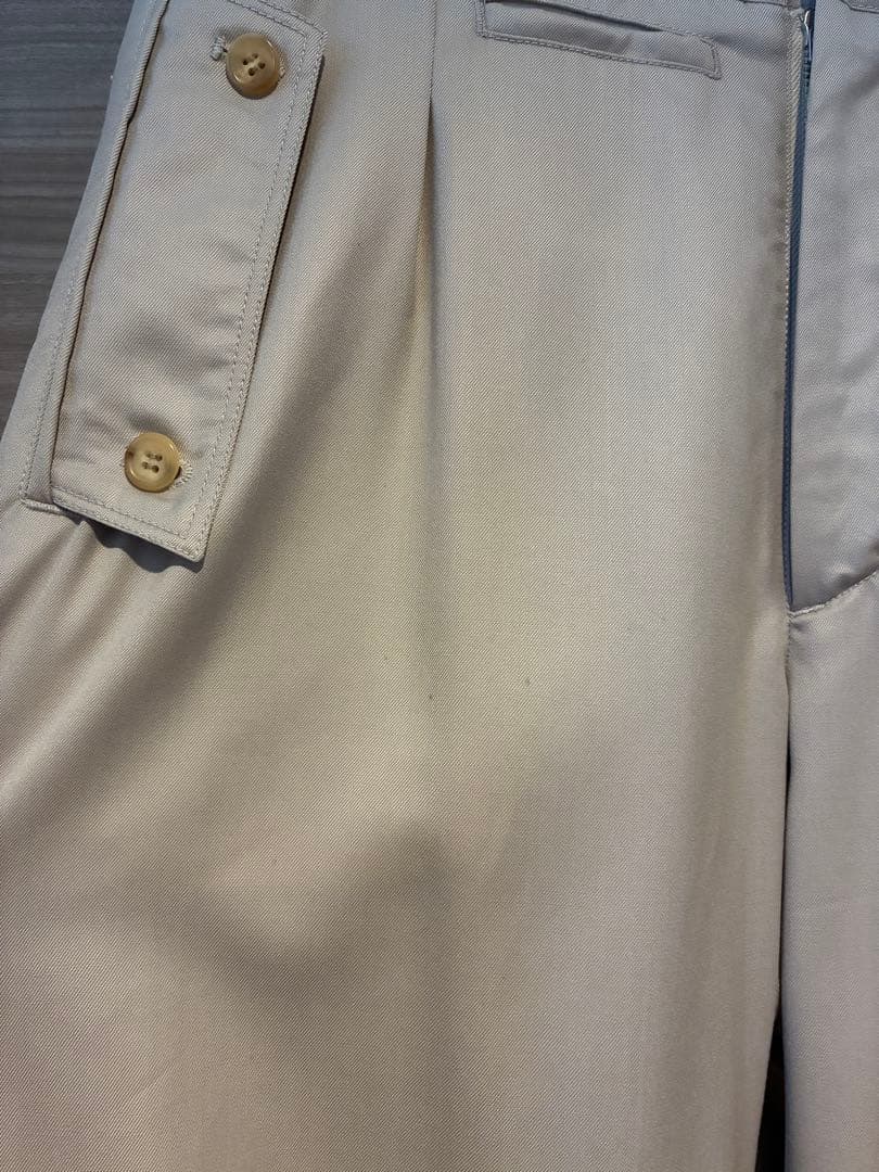 MASU ウールスラックスパンツ　サイドアジャスター付き