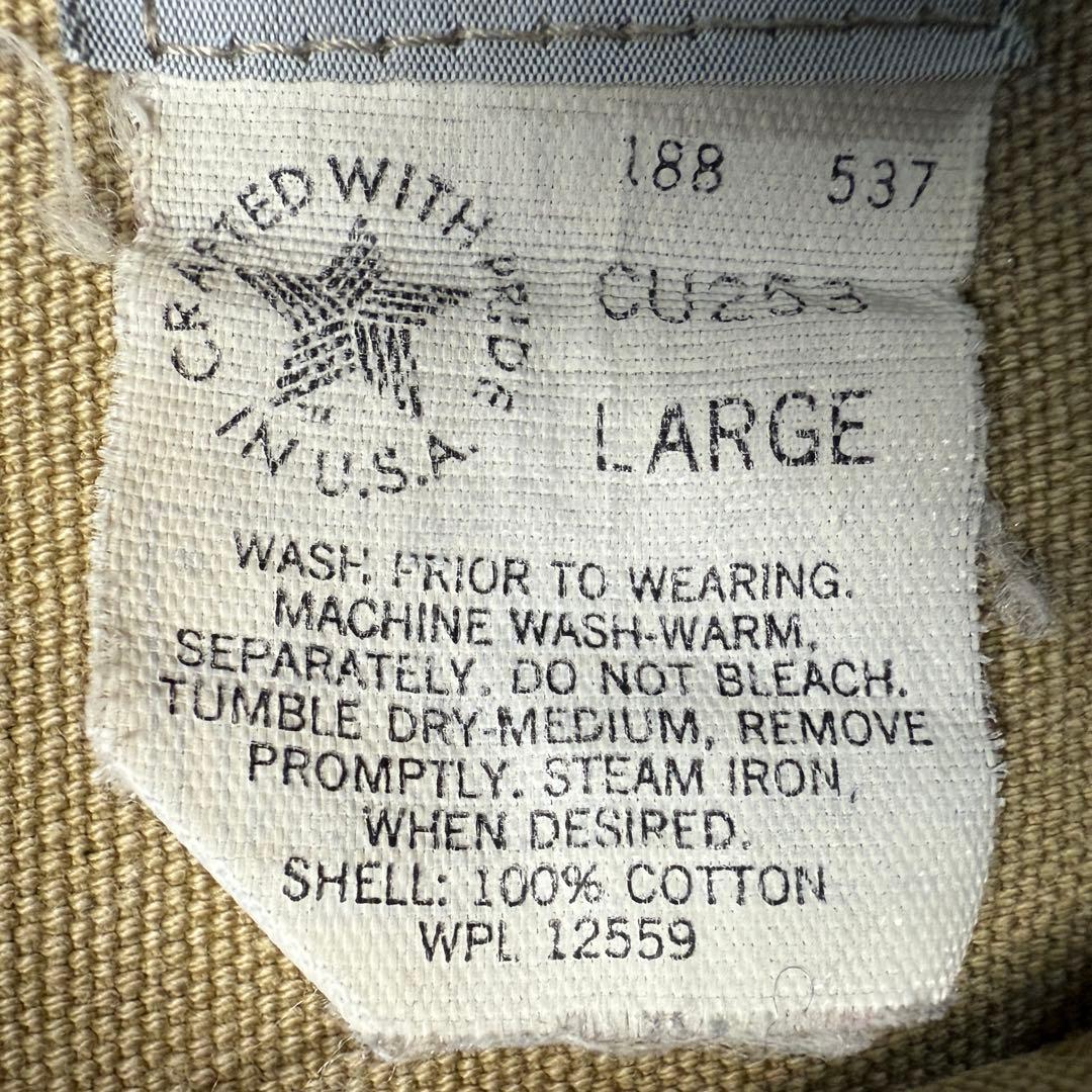 激レア80s■カーハート【L】USA製ハンティングジャケット カバーオール 迷彩