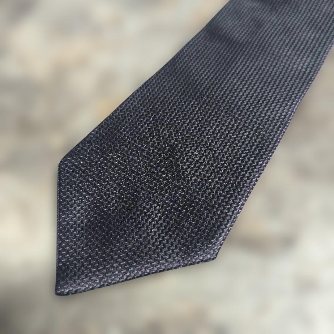 新品 TOM FORD ネクタイ ダイアゴナル シルク ジャガード パープル