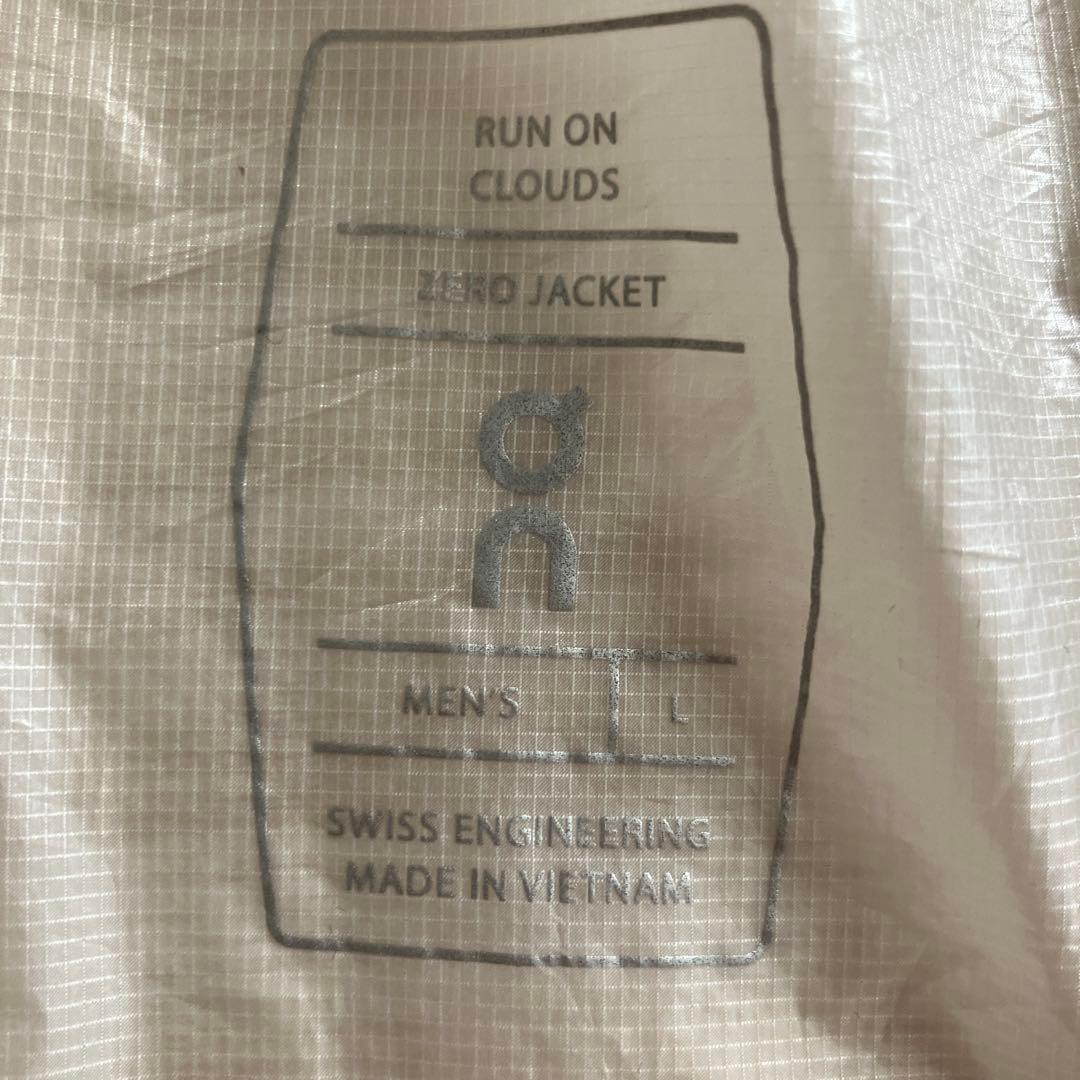On Running　Zero Jacket Lサイズ