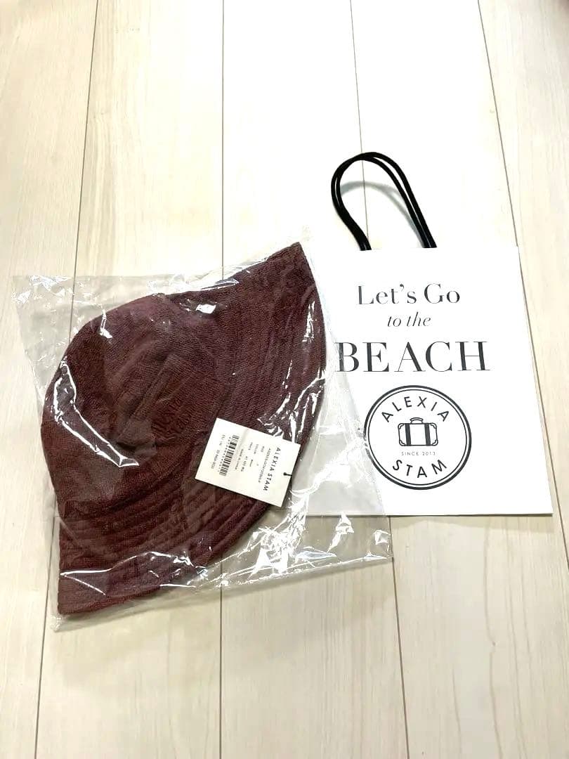 ALEXIA STAM ブラウン バケットハット