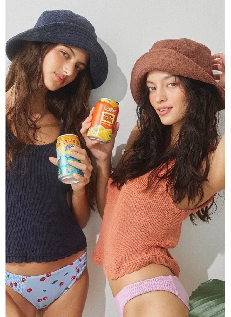 ALEXIA STAM ブラウン バケットハット