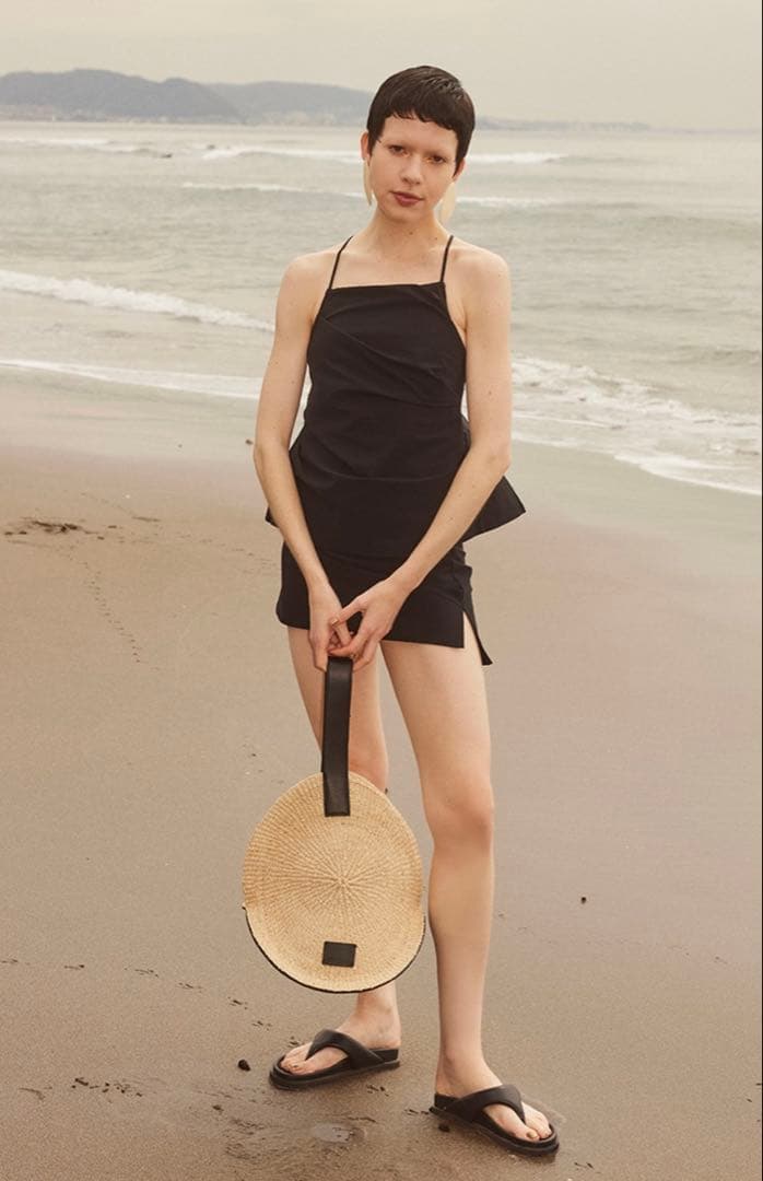 【OMMO】CIRCLE STRAW BAG カゴバッグ