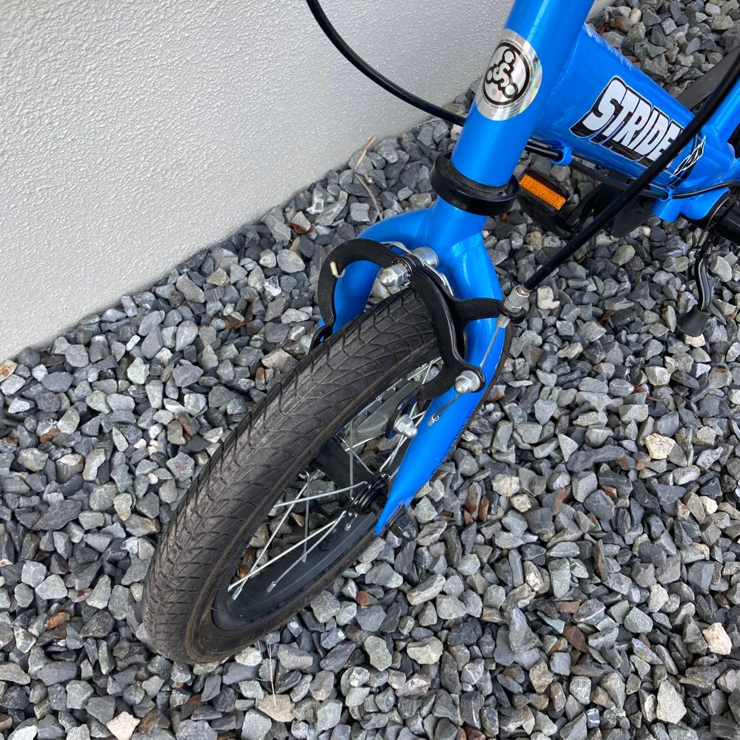 STRIDER SPORT 14x 青 ブルー 自転車 スタンドあり