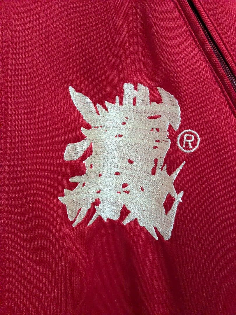 【S】美品　日本製　三代目魚武濱田成夫　デサント　刺繍ロゴ　トラックジャケット2