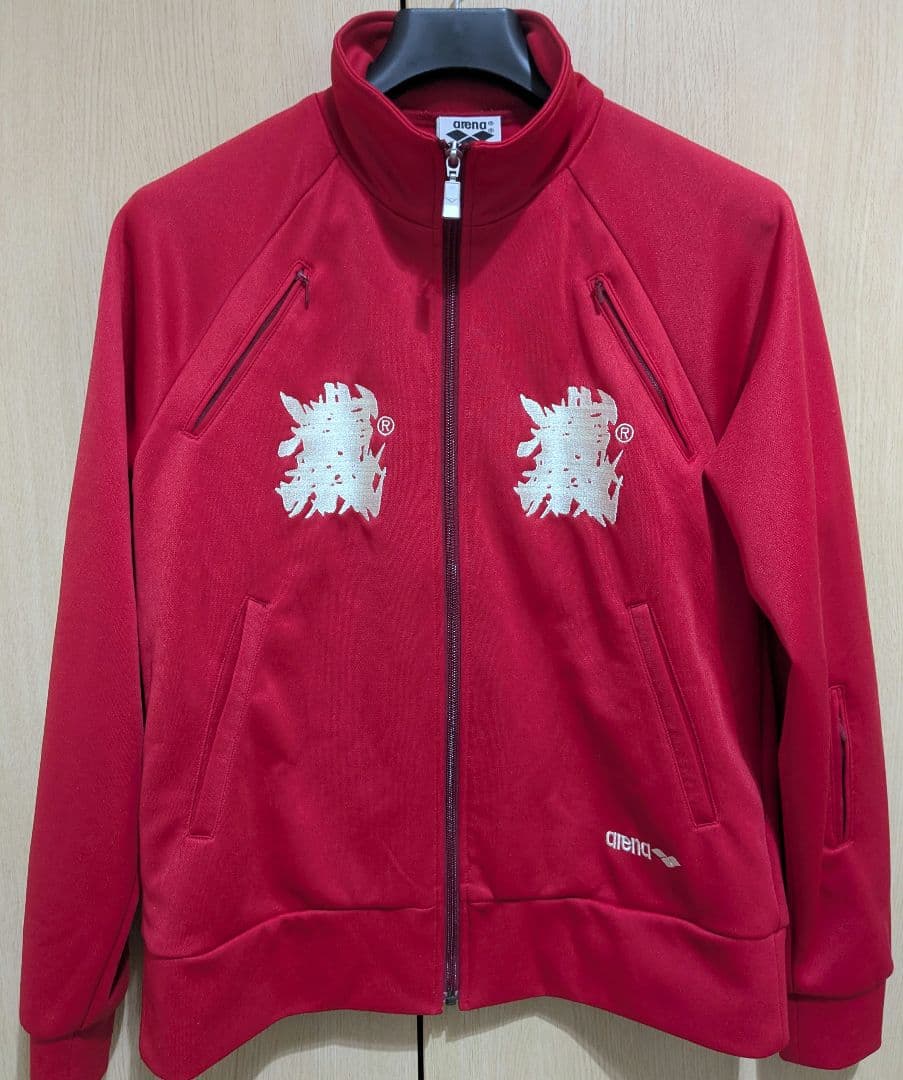 【S】美品　日本製　三代目魚武濱田成夫　デサント　刺繍ロゴ　トラックジャケット2