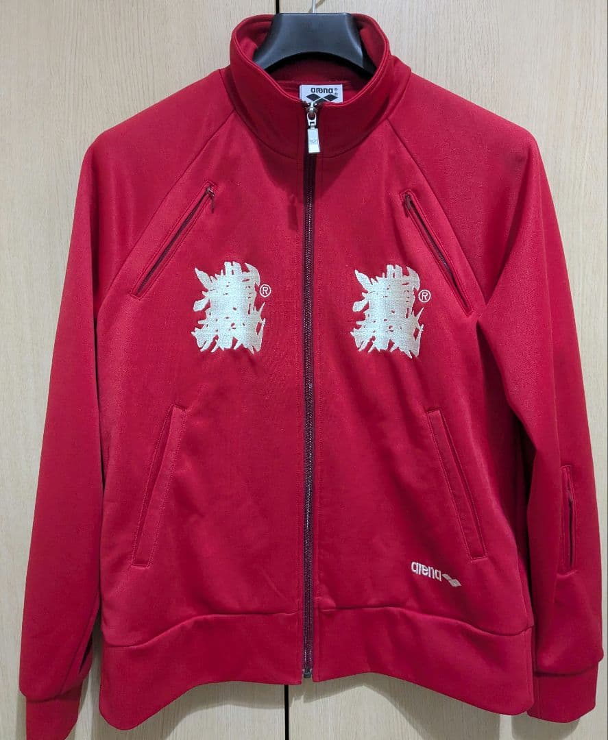 【S】美品　日本製　三代目魚武濱田成夫　デサント　刺繍ロゴ　トラックジャケット2