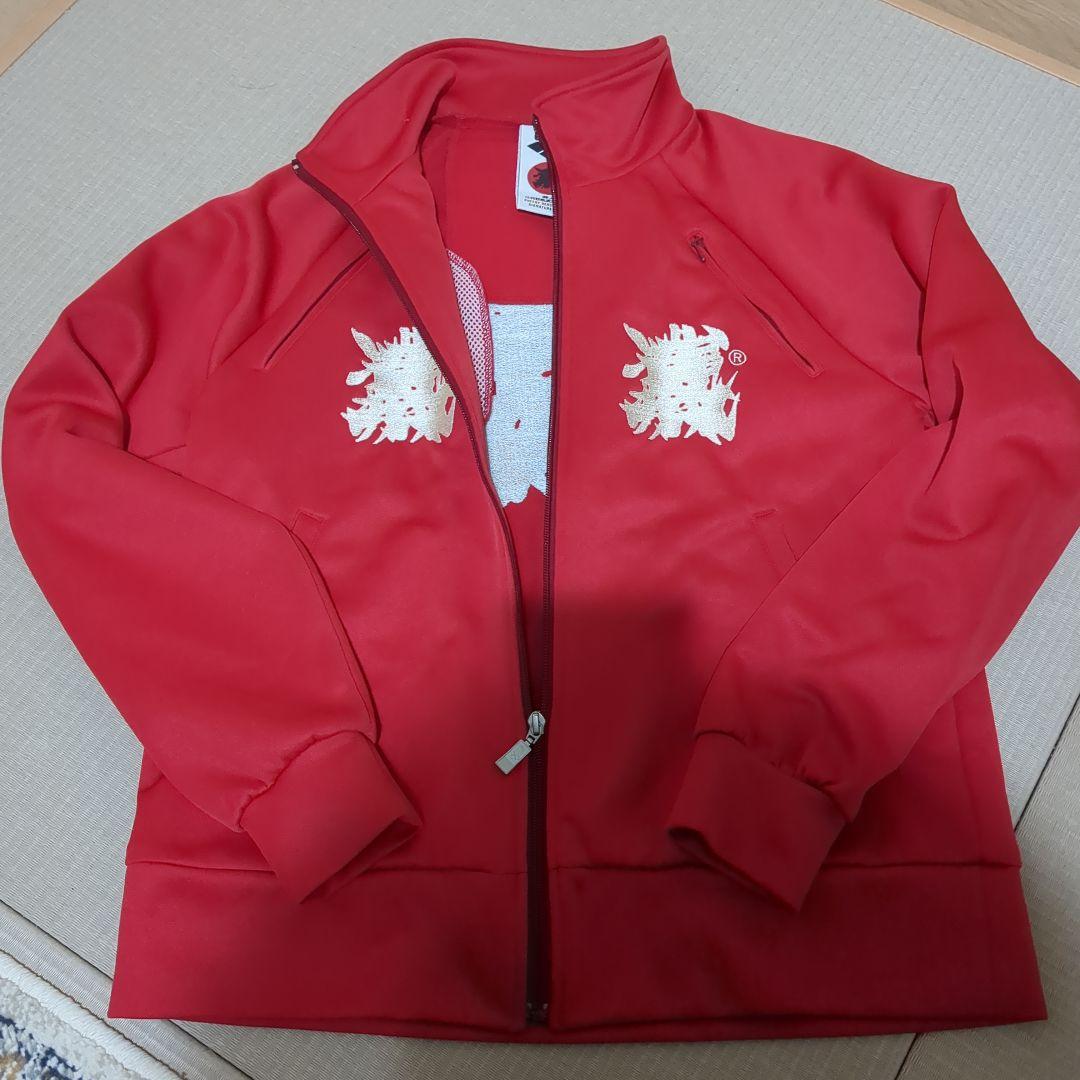 【S】美品　日本製　三代目魚武濱田成夫　デサント　刺繍ロゴ　トラックジャケット2