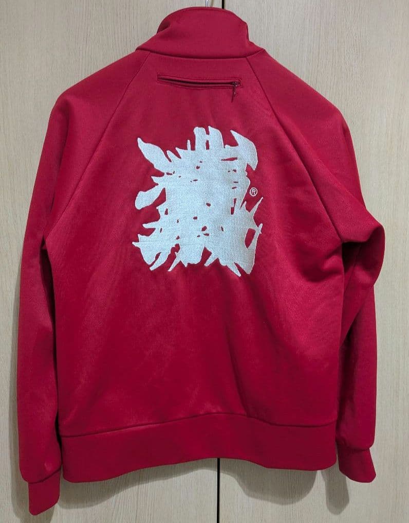 【S】美品　日本製　三代目魚武濱田成夫　デサント　刺繍ロゴ　トラックジャケット2