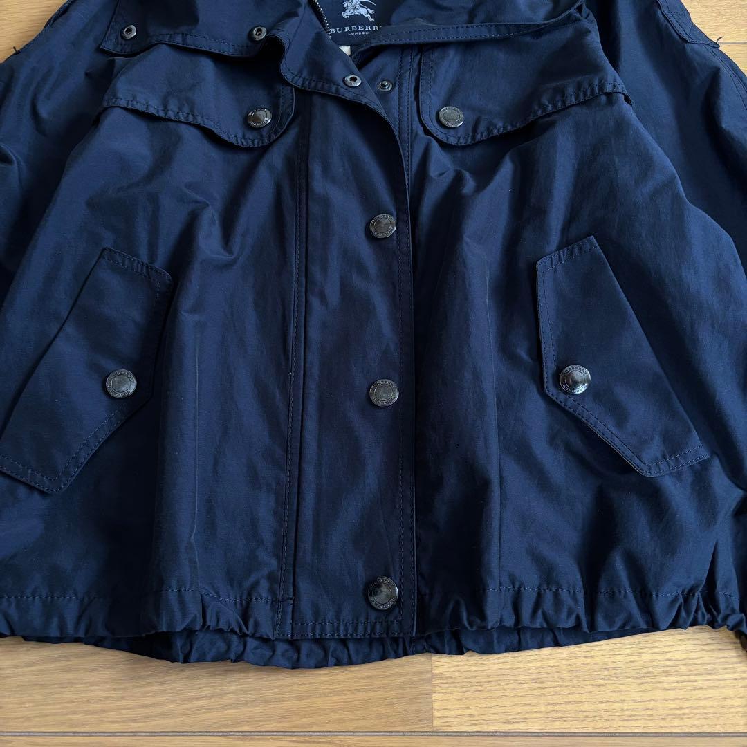 バーバリーロンドン ジャケット ブルゾン　メガチェック　ネイビー サイズ38