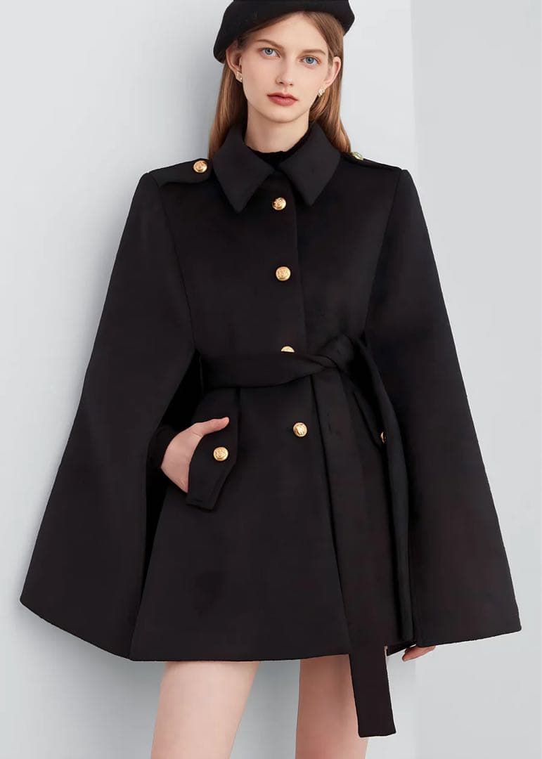 ♡即日発送♡ N. FRAME トラッドケープフレアコート