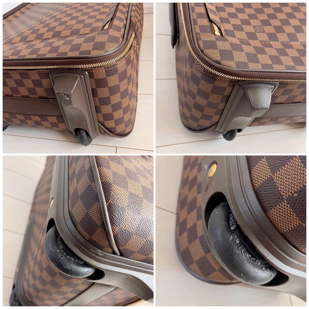 ルイヴィトン ダミエ エベヌ ペガス55 キャリーバッグ スーツケース　旅行