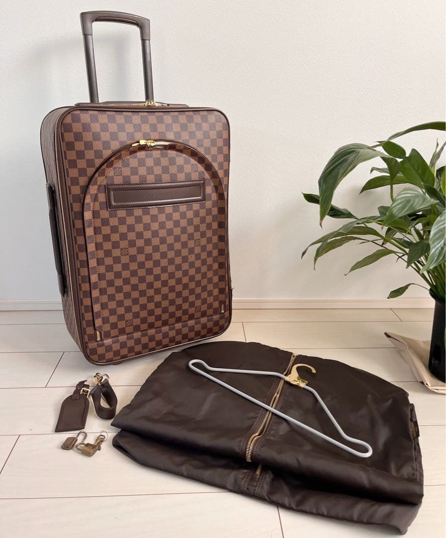ルイヴィトン ダミエ エベヌ ペガス55 キャリーバッグ スーツケース　旅行