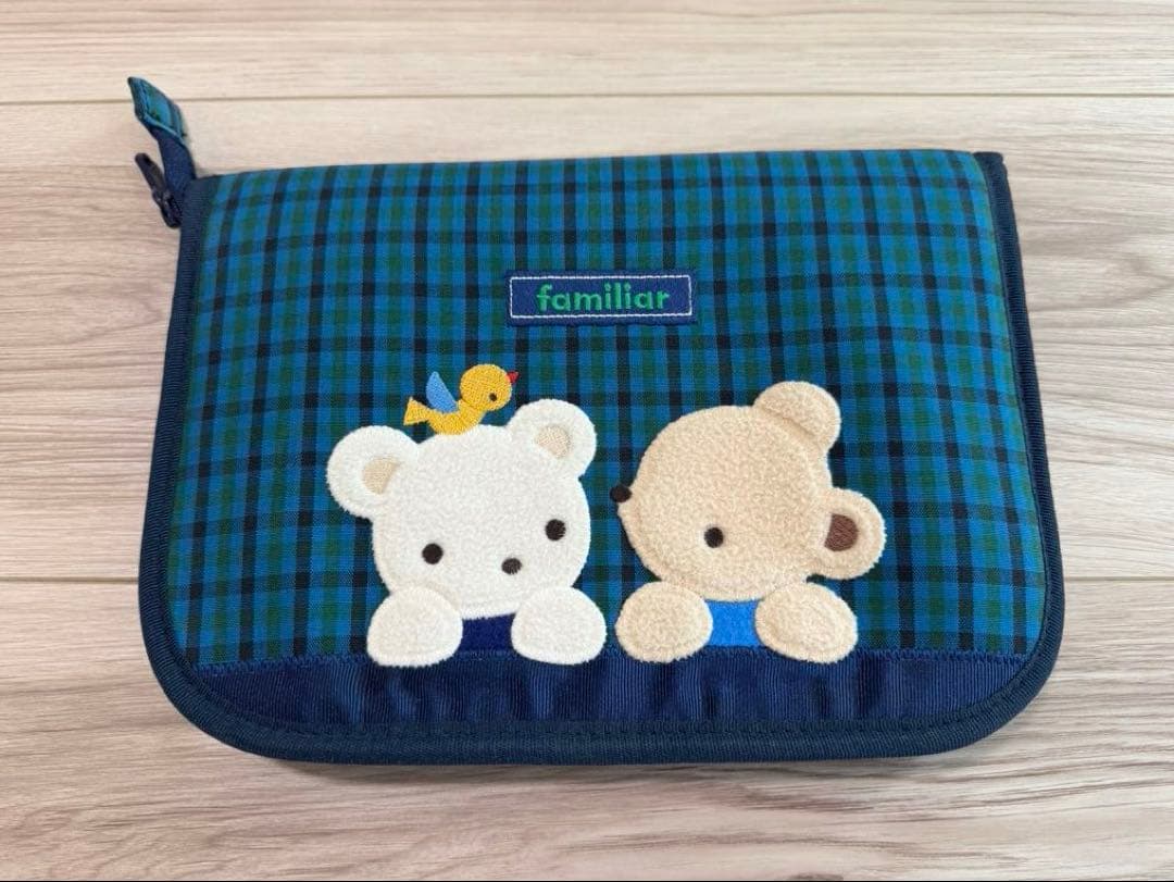 美品　familiar 母子手帳ケース