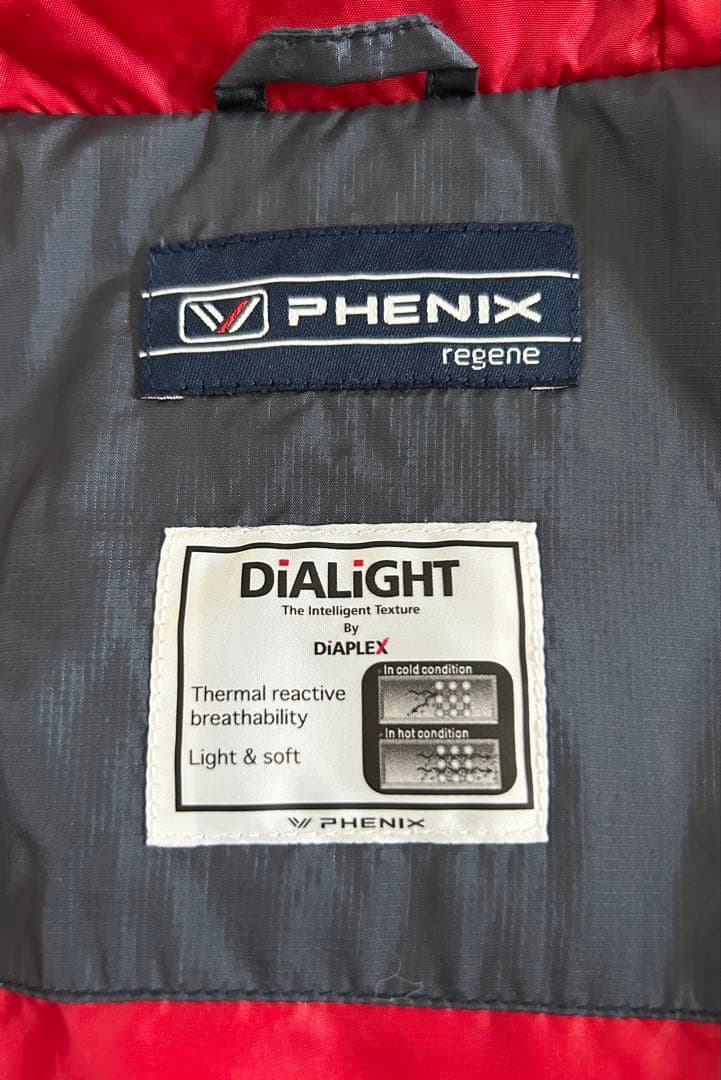 【最終値下げ】【美品‼︎】PHENIX スキーウェアダウンジャケット・Lサイズ！
