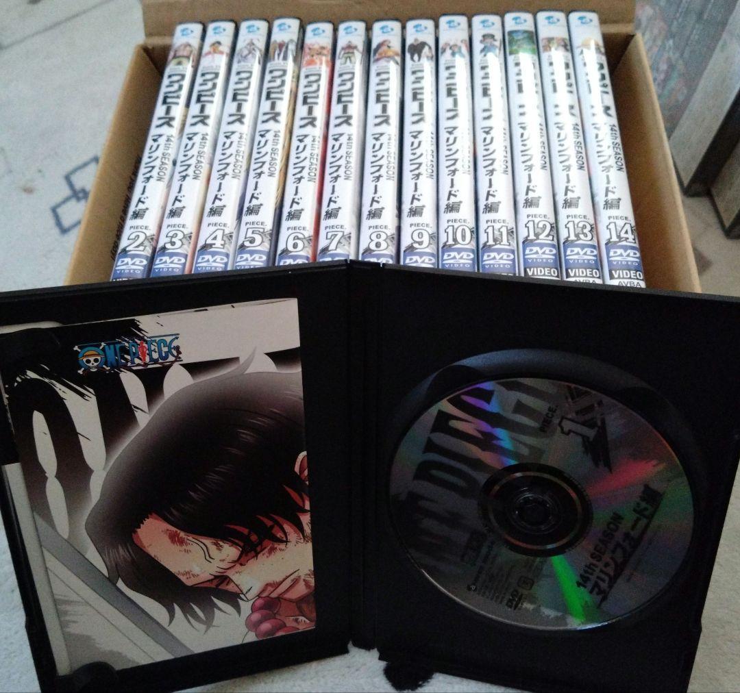 ONE PIECE　14thシーズン　マリンフォード篇　ＤＶＤ １４巻セット⑤