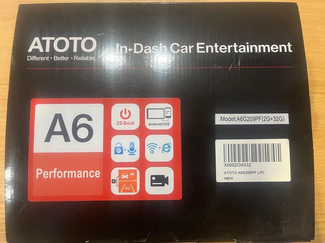 ATOTO A6 インダッシュカーナビ 32GB