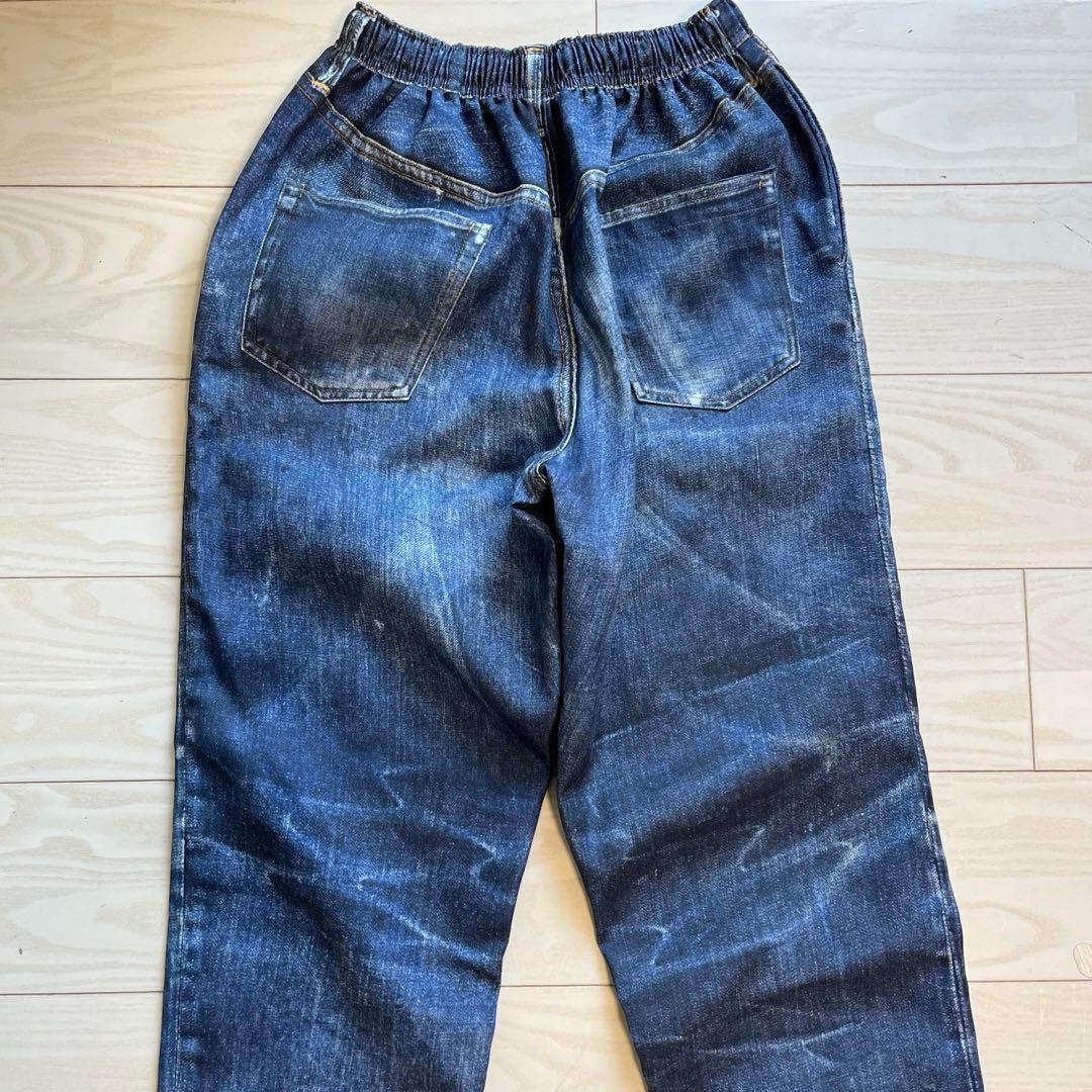 美品 Fake Vintage Denim Easy Pants Type-47