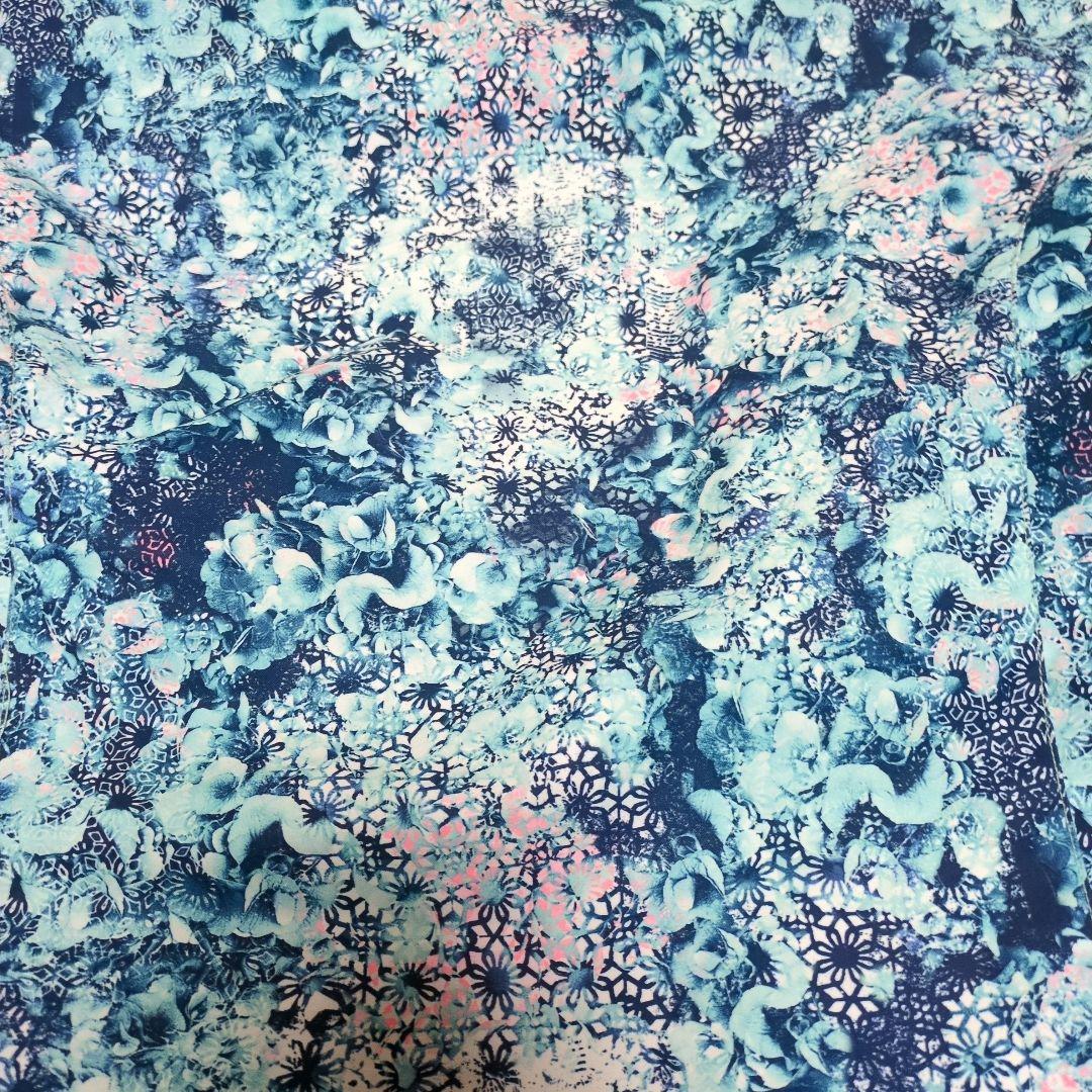 ROXY　スノボウェア　上下セット　L　総柄　花柄　イエロー