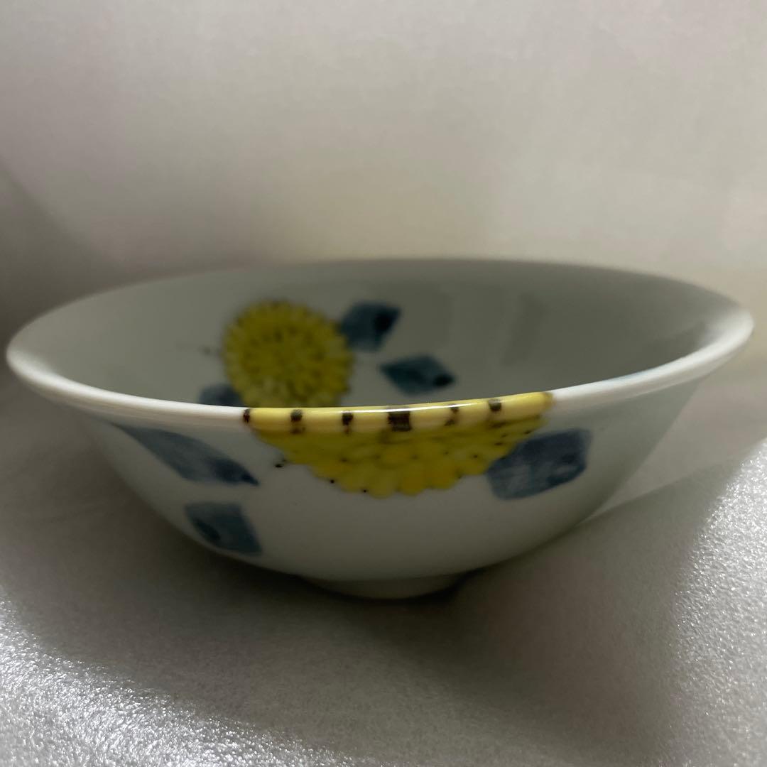 徳永遊心さん 色絵菊 鉢 2皿