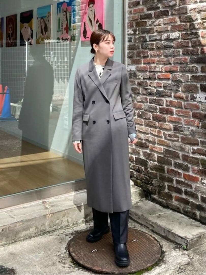 UNITED TOKYO バックウェーブロングコートジャケット