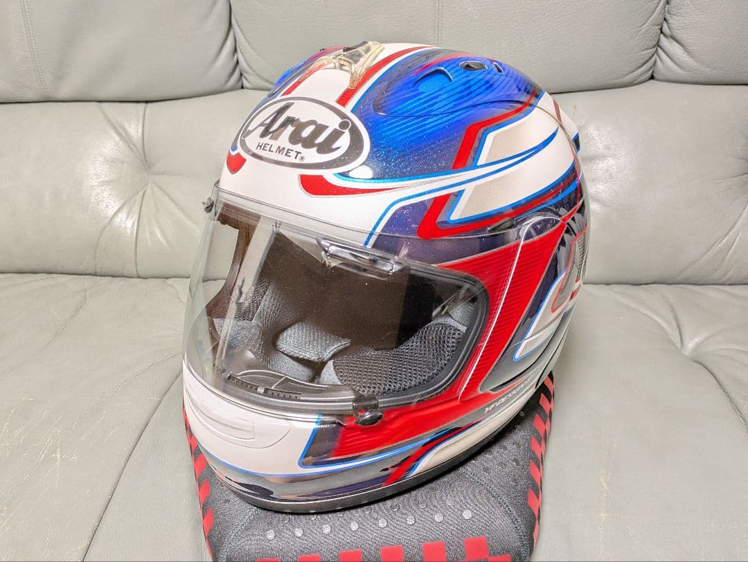Arai RX-7RR5 ペドロサGP スモークシールド付き