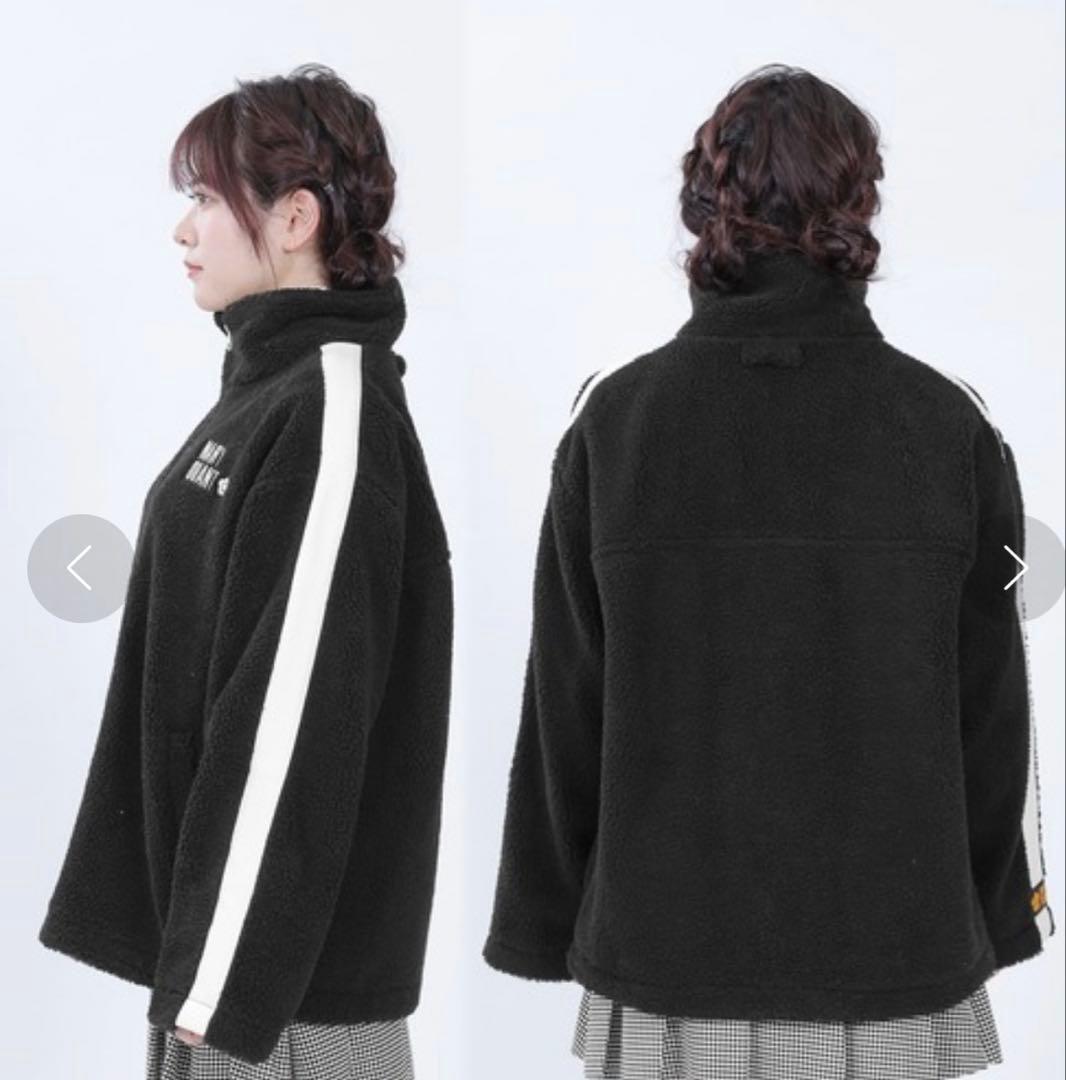 マリークワント　完売品　希少品　定価以下ブラック配色ロゴブルゾン　匿名配送