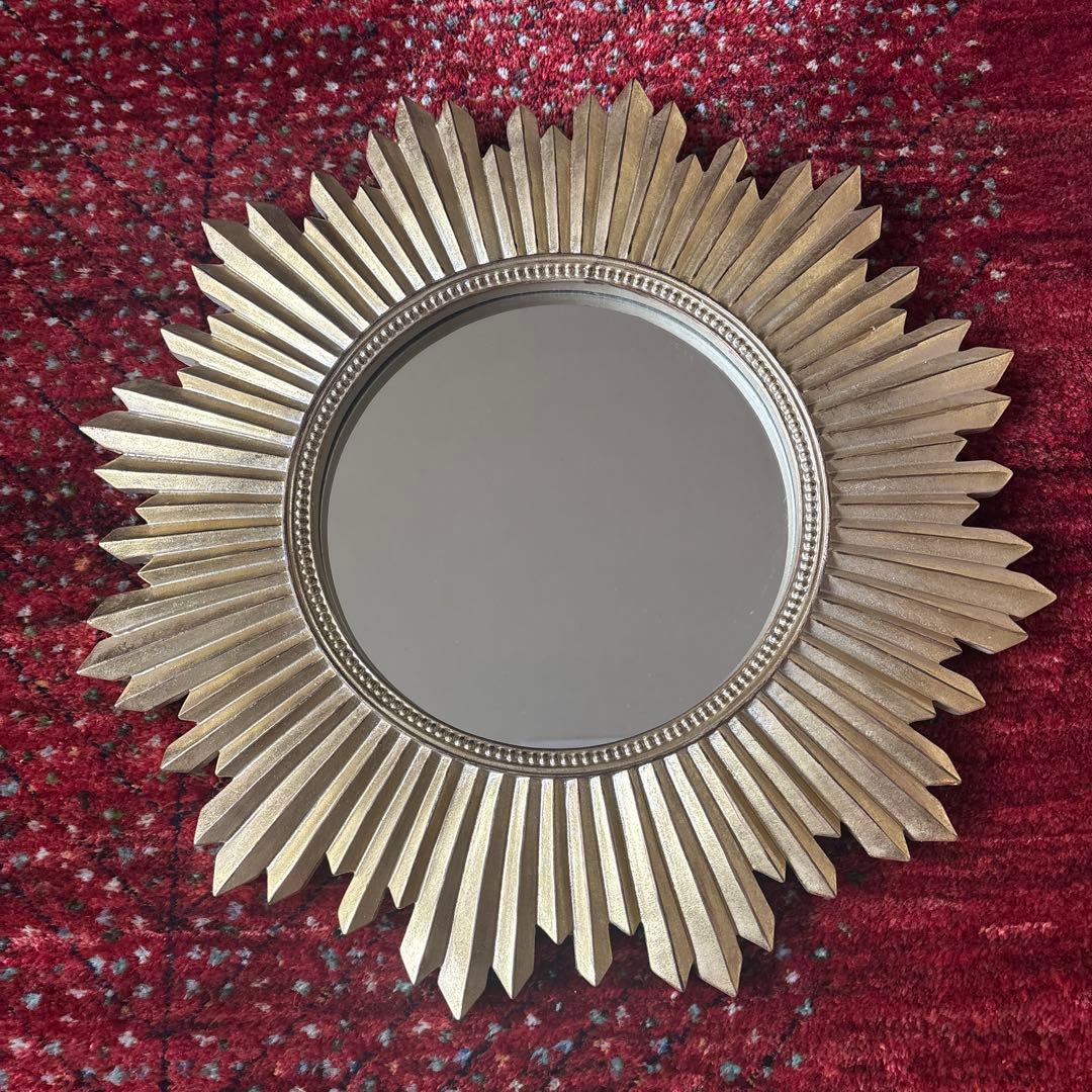 ZARA ウォールミラー ゴールド 太陽