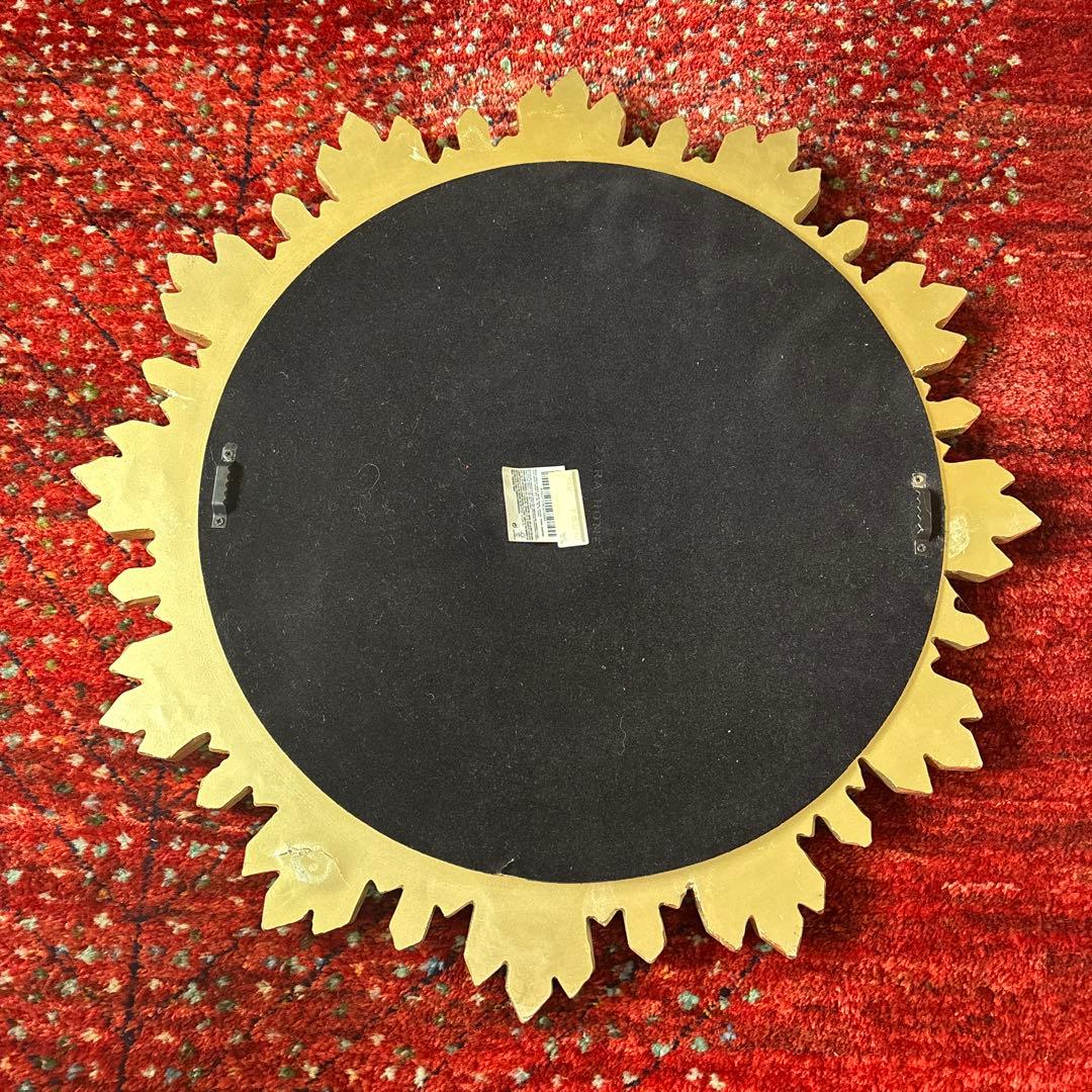 ZARA ウォールミラー ゴールド 太陽