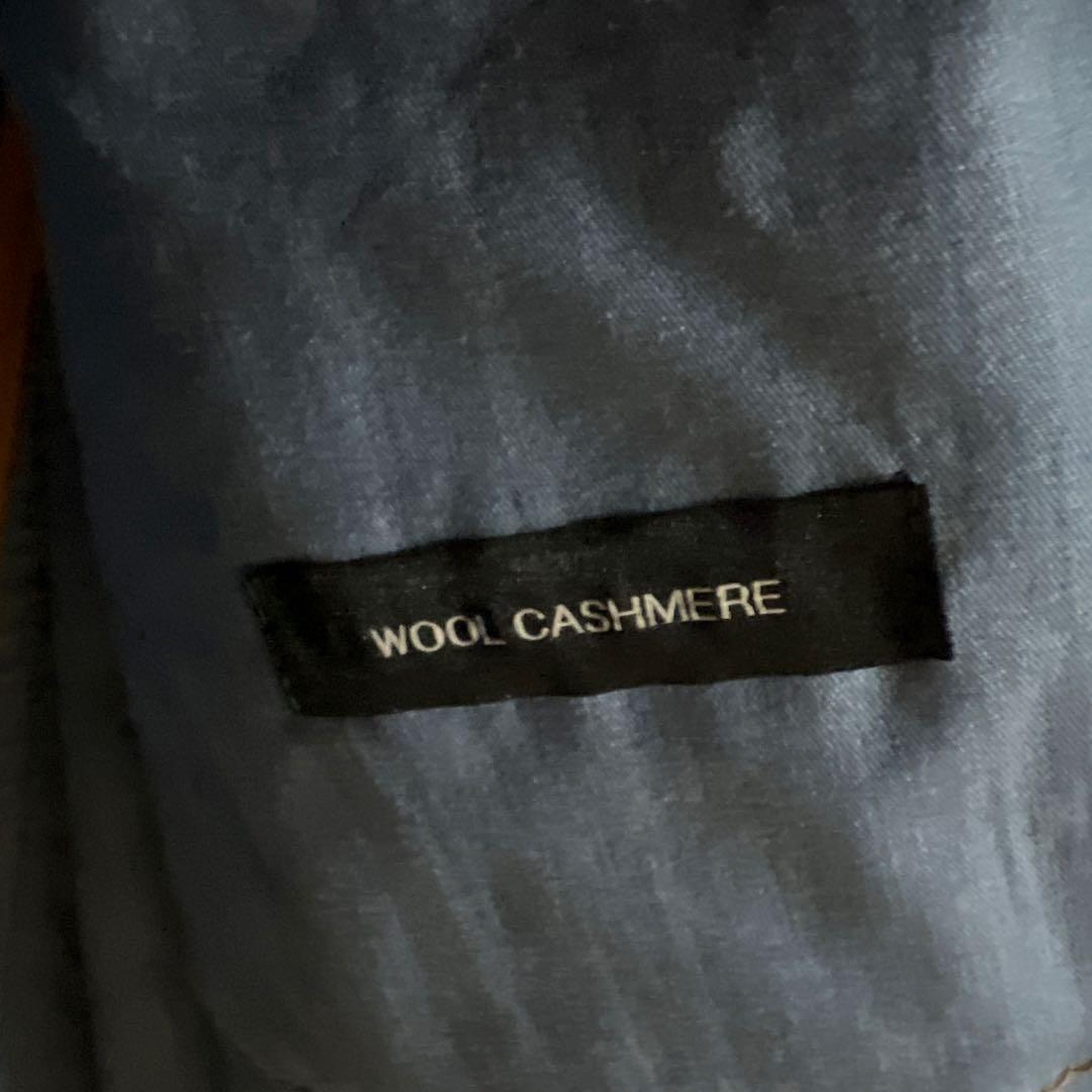 m*8様 ヒューゴボス　PコートHUGO BOSSウールカシミヤ56XXL紺色ネ