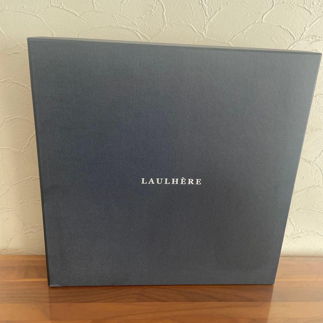 LAULHERE ベレー帽　黒　メンズ