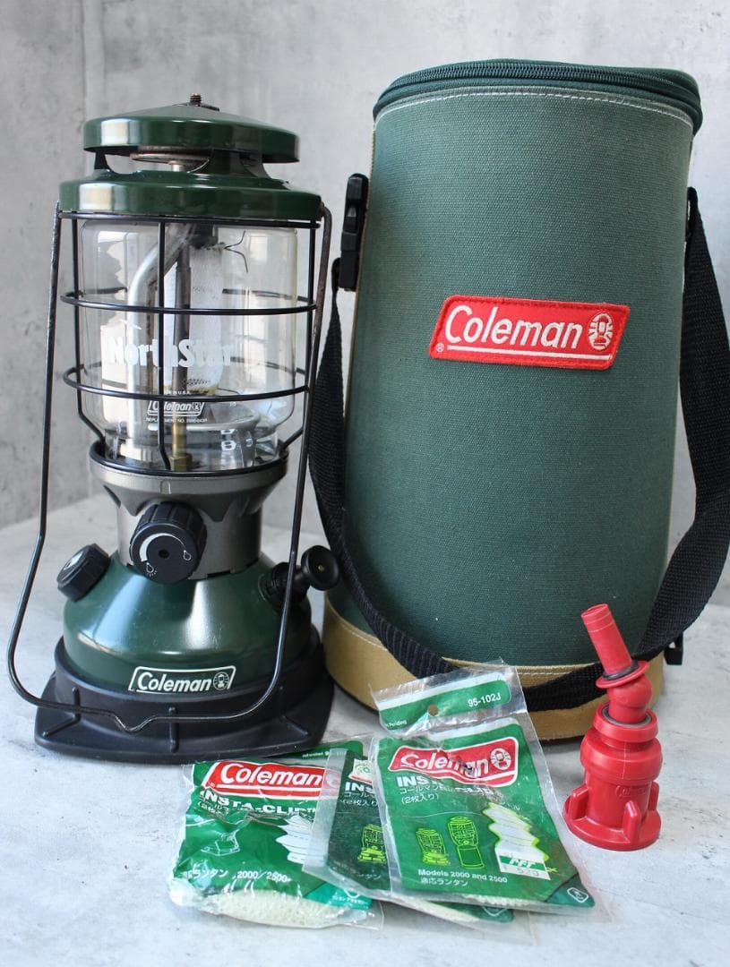 動作良好 コールマン ガソリンランタン ノーススター2000 ケース付き