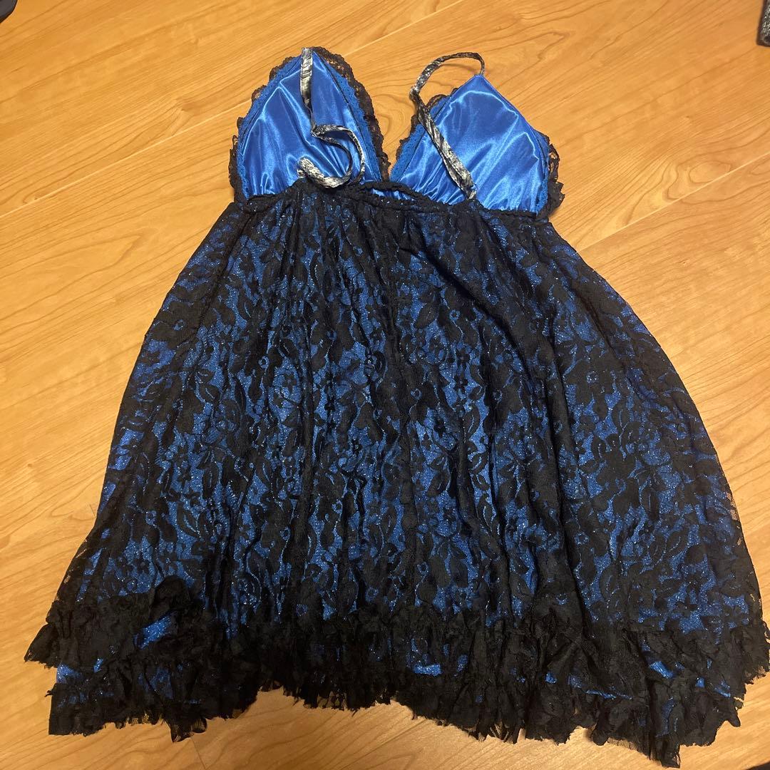 GLAVIL キャミソールワンピース　青