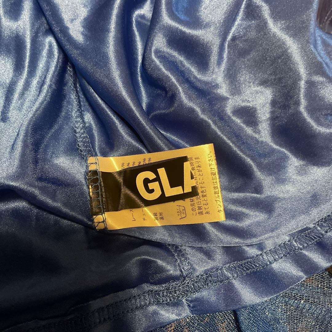 GLAVIL キャミソールワンピース　青