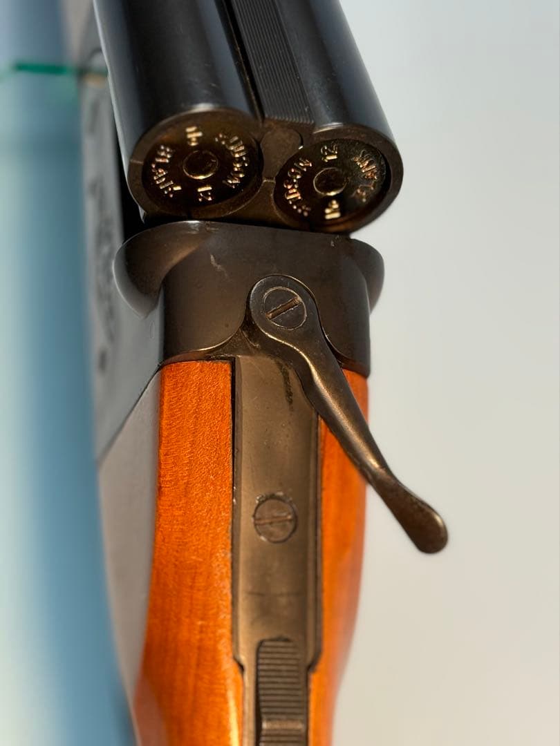 ハドソン製水平二連ダブルバレルショットガン 木製ストック