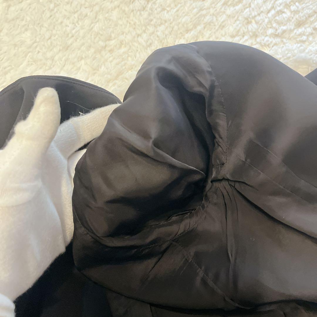 極美品 Theory ノーカラージャケット LINDRAYIA B スーツ 黒