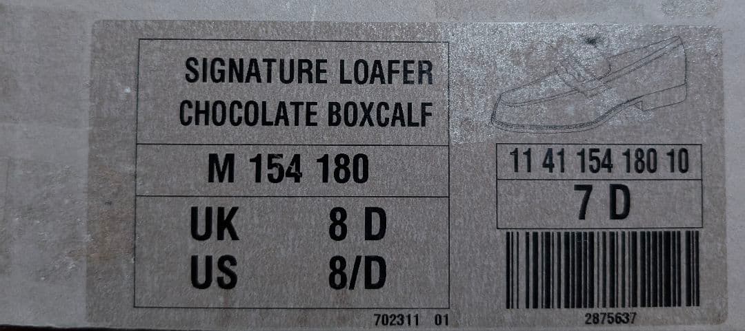 JM WESTON 180 ローファー　CHOCOLATE 7D