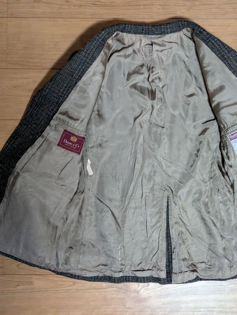 Dunn＆co　ハリスツイード　テーラードジャケット　　70's　60's