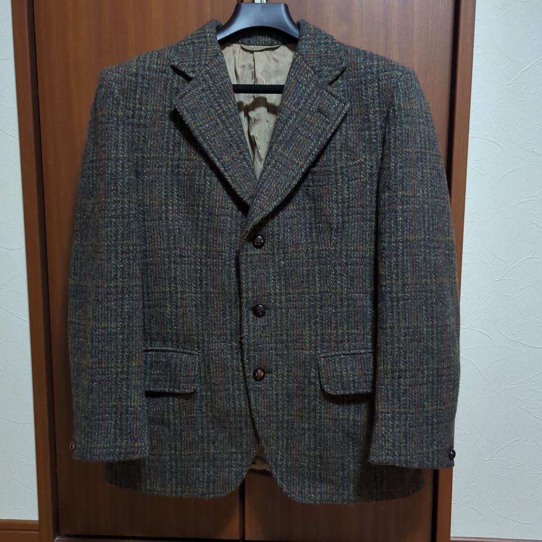 Dunn＆co　ハリスツイード　テーラードジャケット　　70's　60's