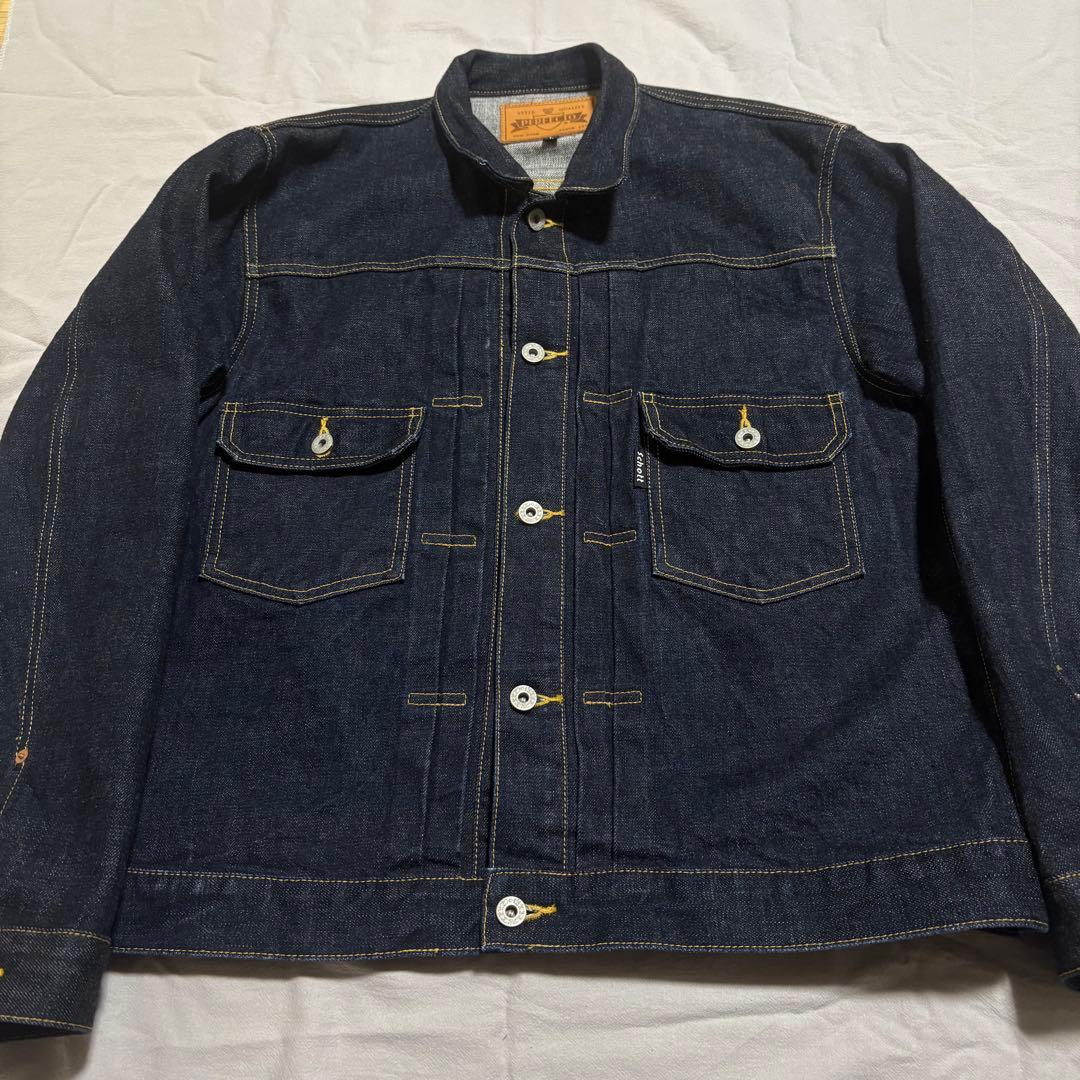 schott ショット セカンド2st デニムジャケット L 濃紺