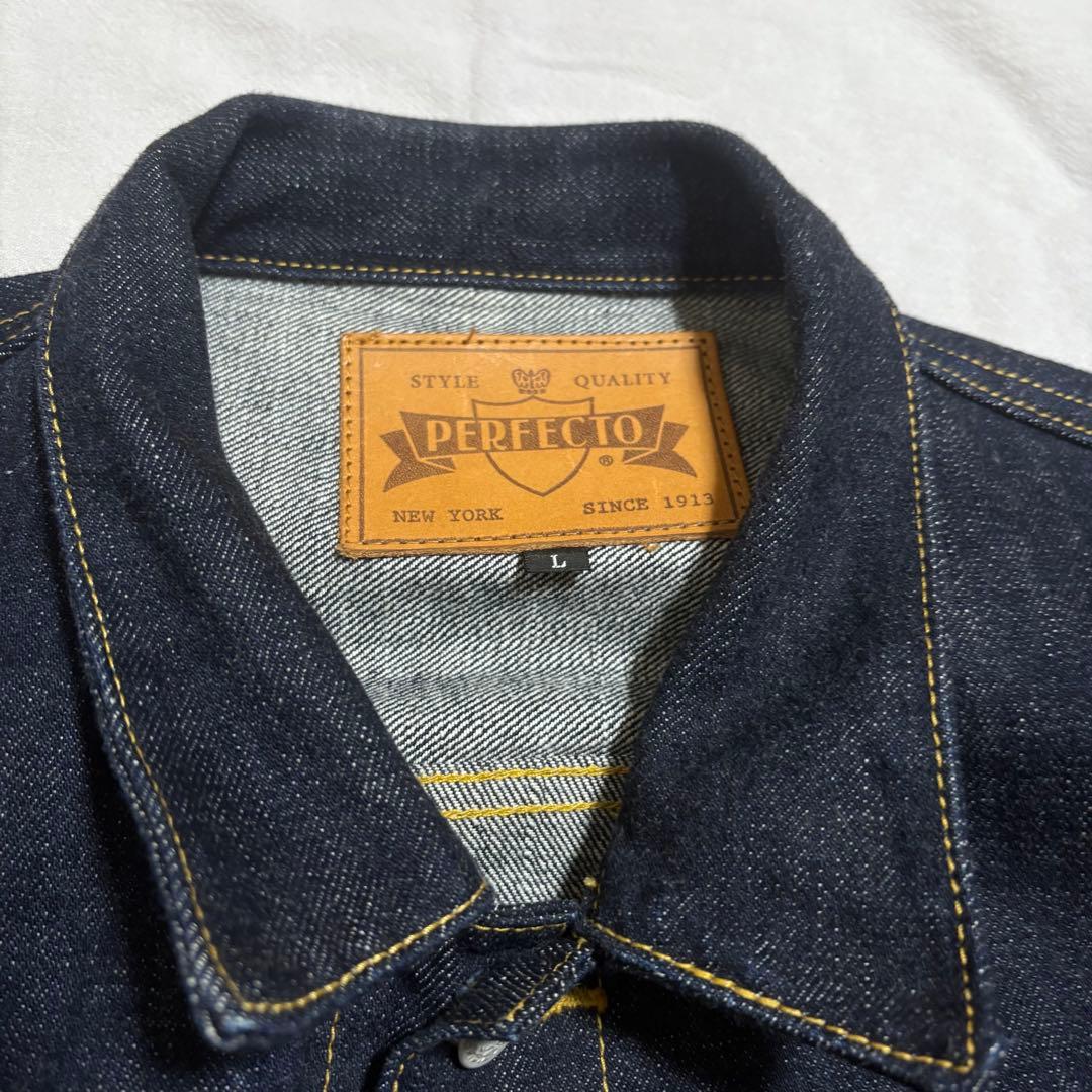 schott ショット セカンド2st デニムジャケット L 濃紺