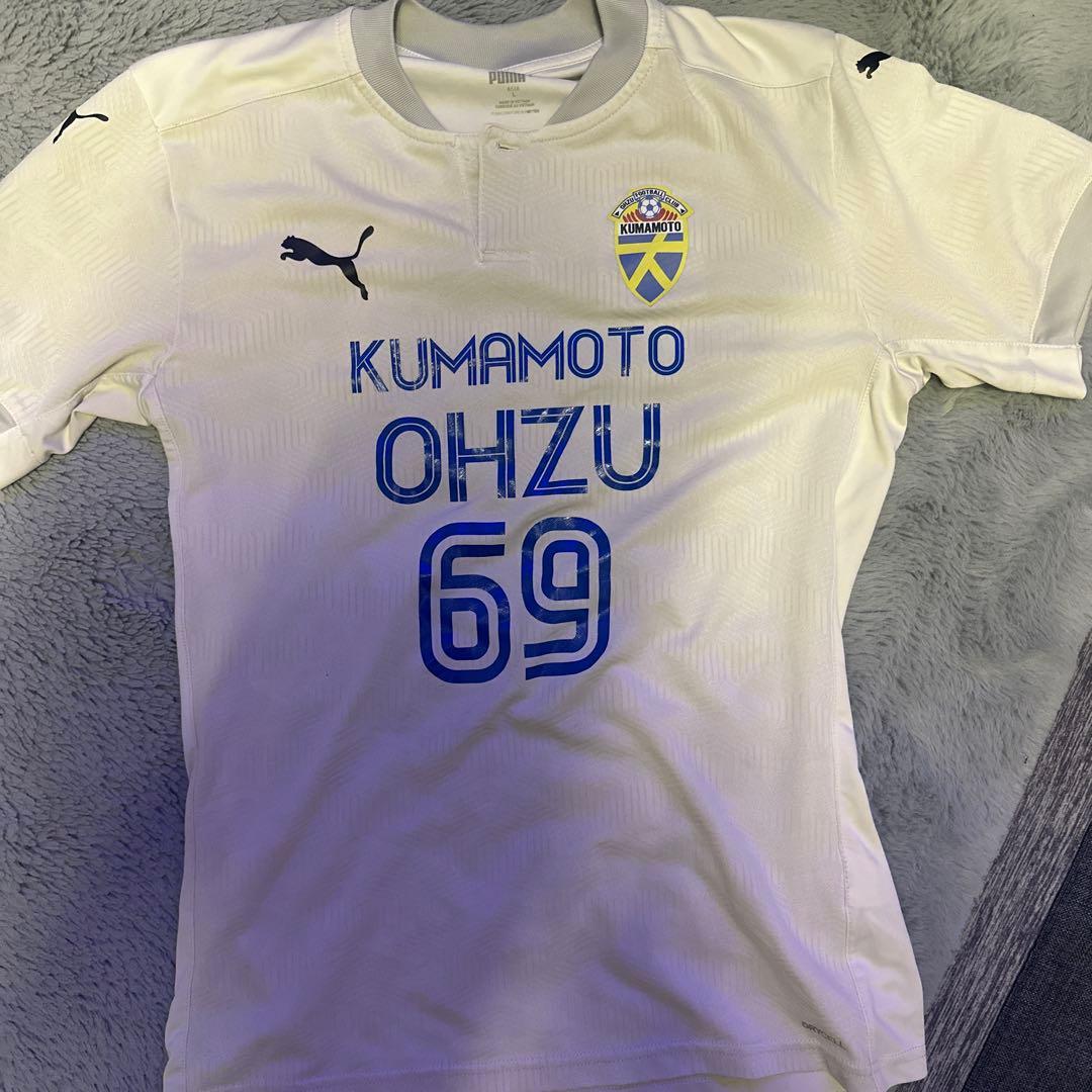 熊本 大津サッカー 試合用ユニフォーム一式