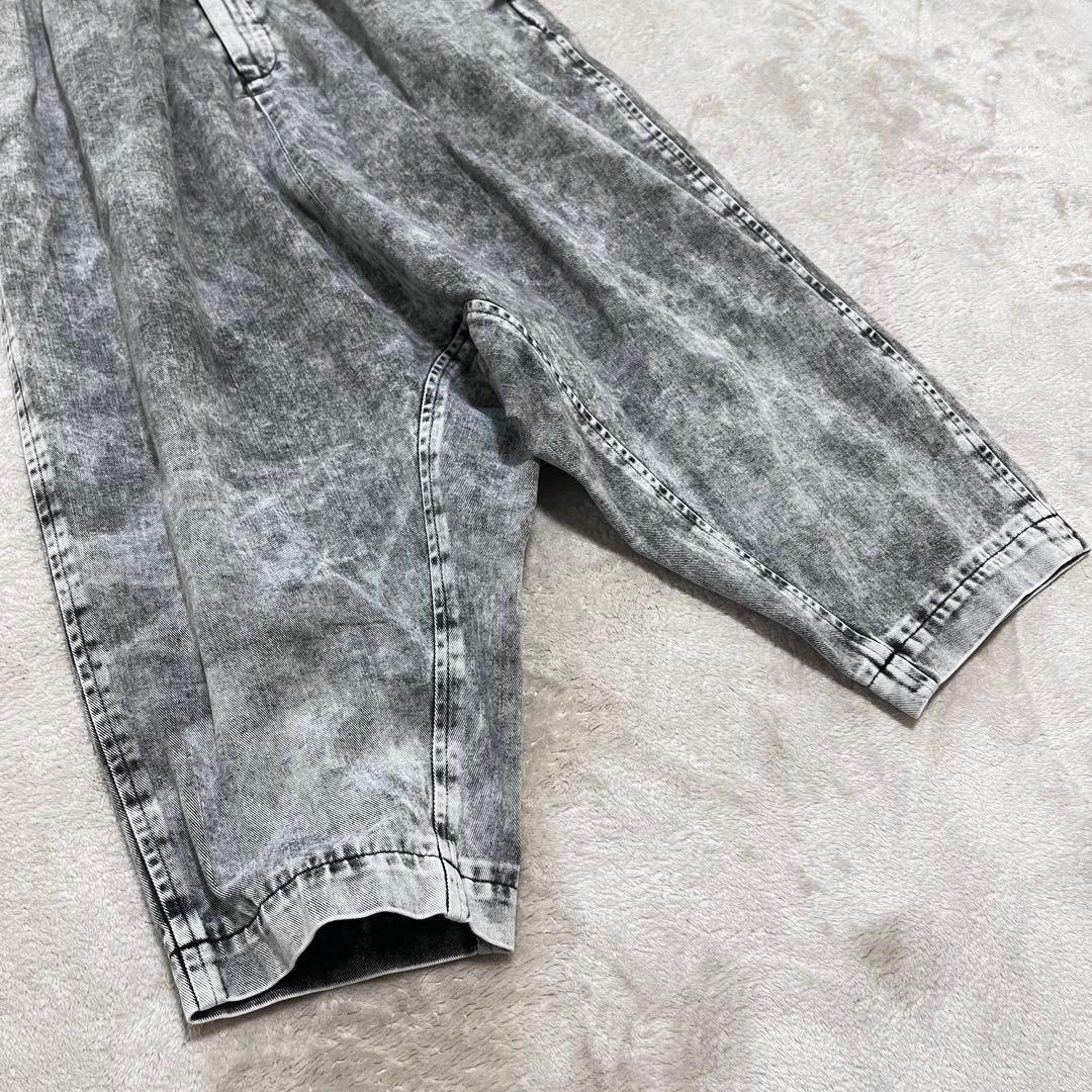 R　 コムデギャルソン　デニム　ヴィンテージ加工　サルエルパンツ