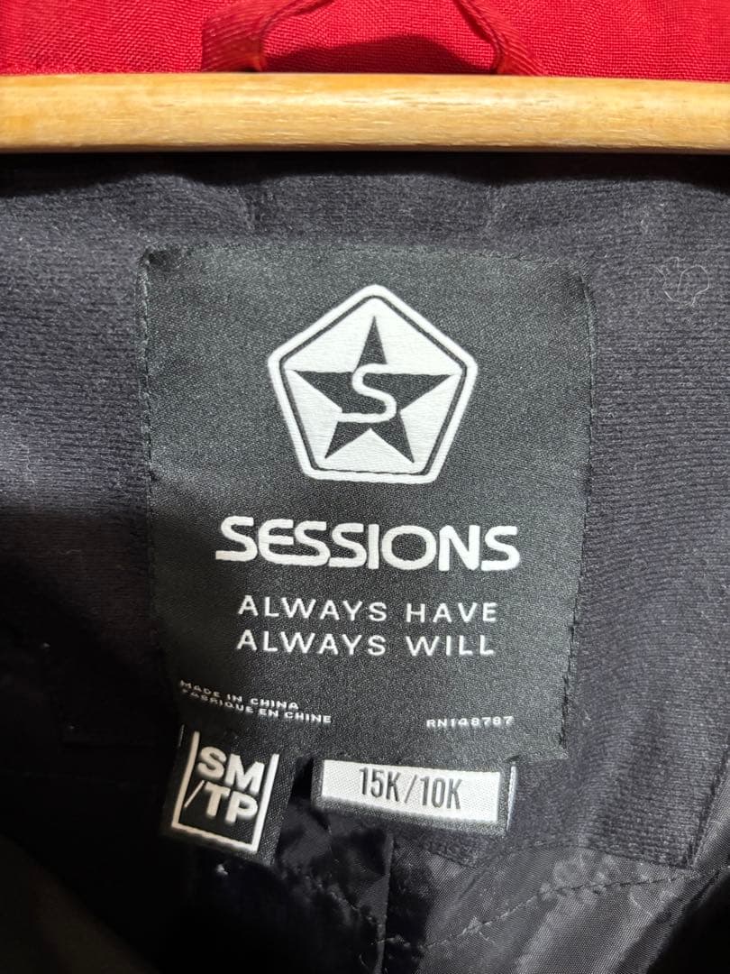 sessionsセッションズ　スノーボードウェア上下セット Sサイズ